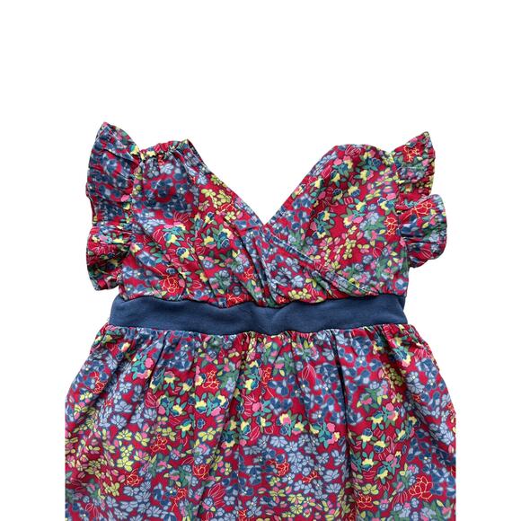 Tea Collection Floral Crossover Dress 18-24m - Picture 2 of 4
